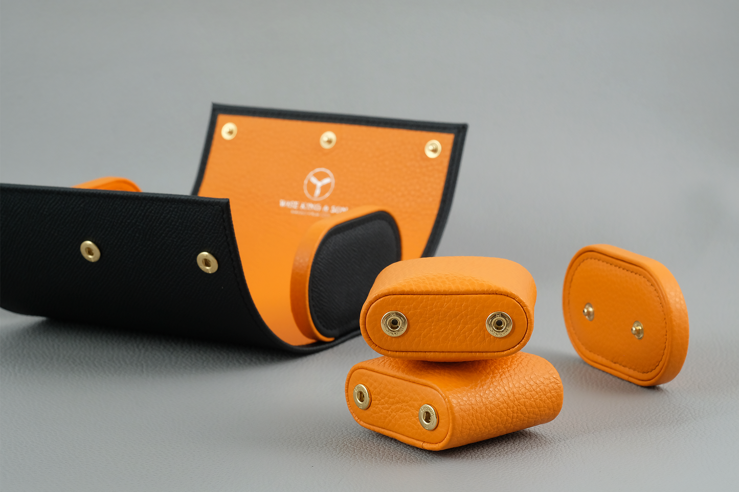 HỘP ĐỰNG ĐỒNG HỒ (2 CHIẾC) - DOU CRONUS (EPSOM+TOGO)