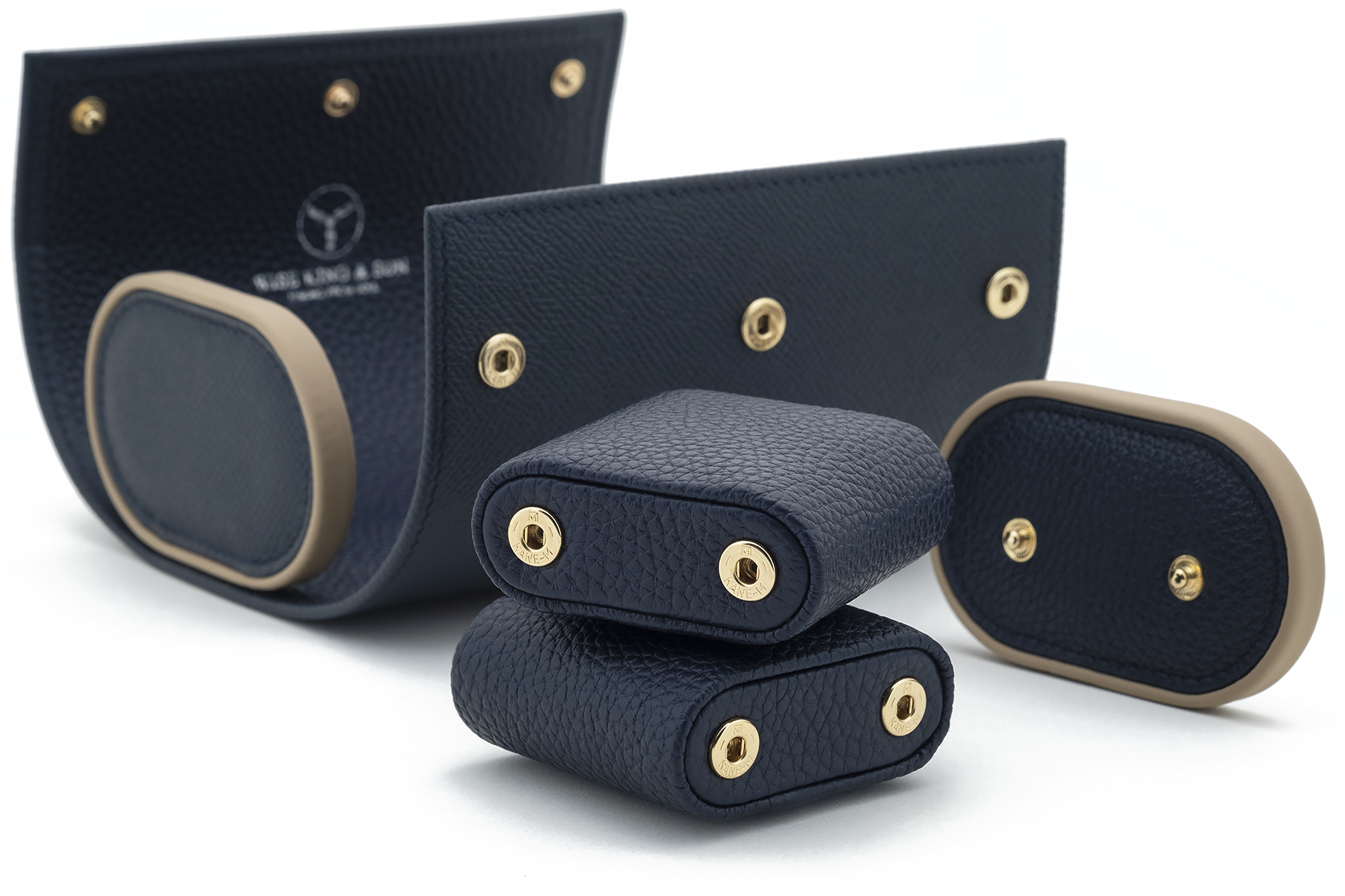 HỘP ĐỰNG ĐỒNG HỒ (2 CHIẾC) - DOU CRONUS (EPSOM+TOGO)