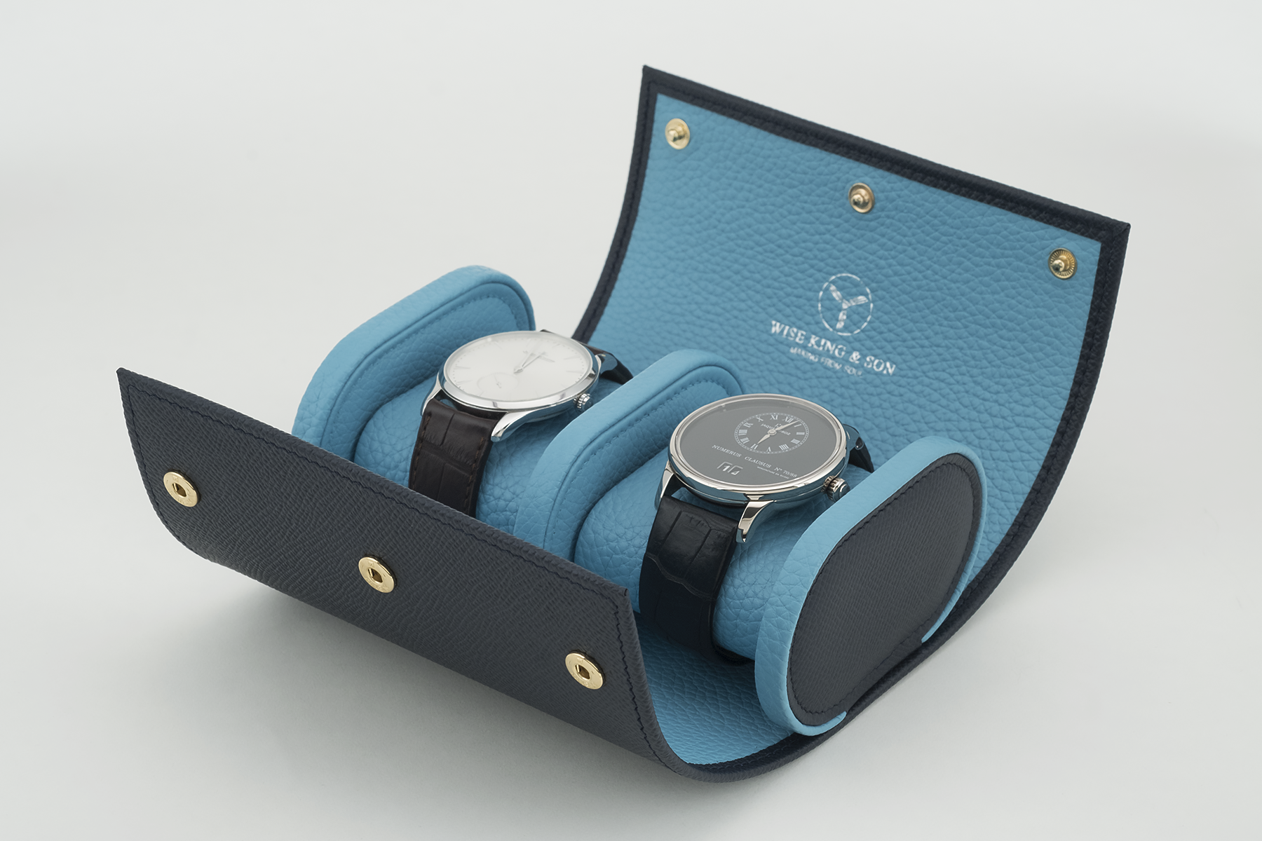 HỘP ĐỰNG ĐỒNG HỒ (2 CHIẾC) - DOU CRONUS (EPSOM+TOGO)