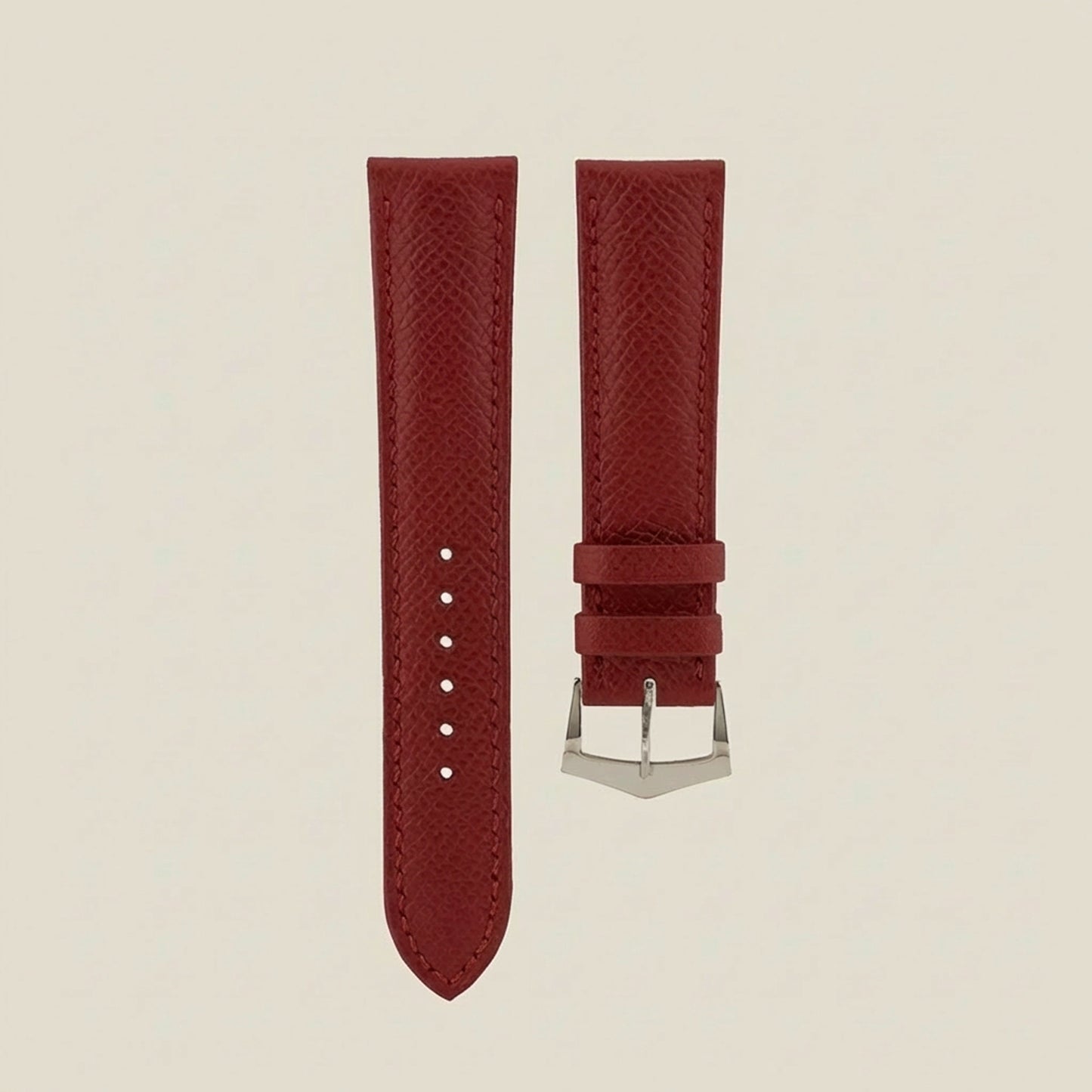 epsom strap - ruby red 