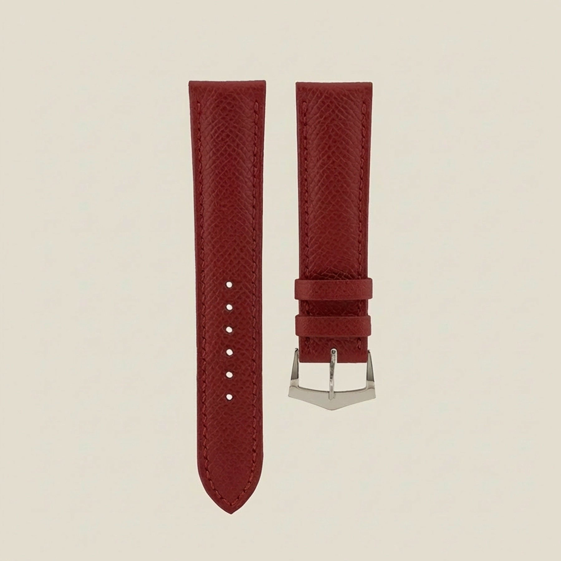 epsom strap - ruby red 