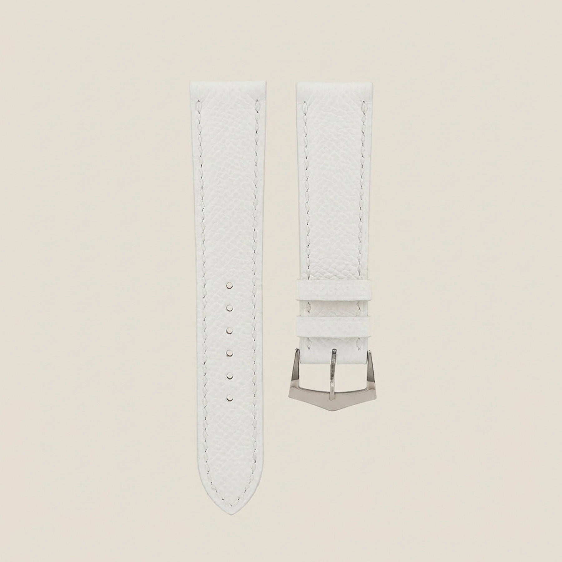 epsom strap - white